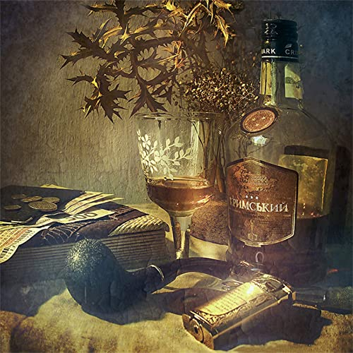 Diamond Painting, Diamond Art, Diamond Painting Kits for Adults, Dimond Picture Art, Crystal Art Kit, Gem Art, Diamond Painting Kit, Paint by Numbers, 5D Diamond Art Adults Kids Wine Glass-90x90cm