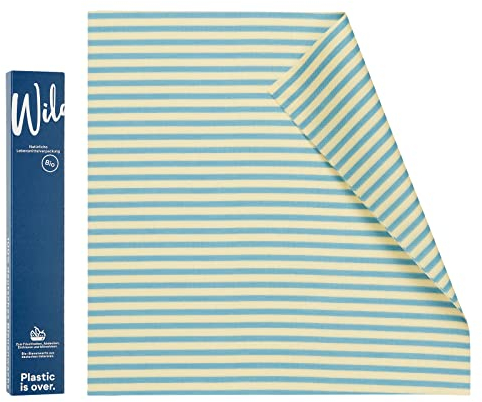 Wildwax Bio-Bienenwachstuch L Aqua