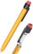 TRONWIN Pencil Case for Apple Pencil 1st Generation Sleeve Silicone Protective Cover Skin with Sturdy Clip Compatible with Charger Adapter【NOT Included】 and Apple Pencil 1st Generation (Yellow)