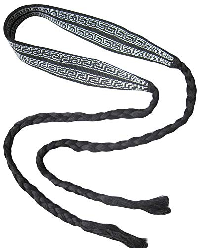 Rubruan Ceinture de Kung Fu - Ceinture d'entraînement Unisexe pour Arts Martiaux Traditionnels, Wushu, Tai Chi, Fitness, Danse, Yoga, Opéra de Pékin, Ceinture de Protection, Taille Tressée, Lot de 2