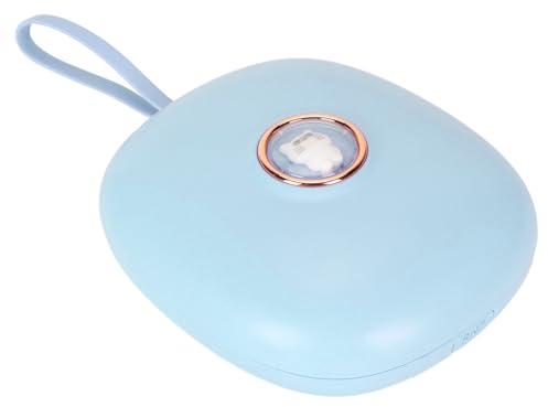 Tuwei Shaker Intelligent, Réveil Vibrant Numérique, Alarme de Vibration sous L'oreiller pour Les Gros Dormeurs avec Affichage LED, intensité Réglable, Réveil avec Une Secousse (Bleu