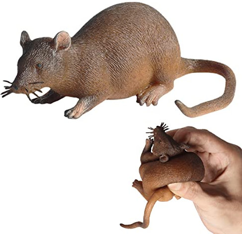 Holdes 5 Modèle de Souris simulée pour Prank | Jouet de Souris réaliste Extensible | Fake Mouse Fake Mouse Toy, Accessoires de fête d'halloween, Blague Blague Jouets pour Adultes