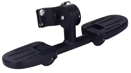 Amagogo Klappbares Skateboard-Zaun-Scooter-Pedal für 3,3 cm Stangen-Ski-Plattenpedal, Rollerpedal