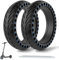 OUXI Xiaomi Tyre, Electric Xiaomi Scooter Tyre Solid 8.5 Inch Puncture Proof Explosion Proof Rubber Tubeless Xiaomi Scooter Wheel Front/Rear for Xiaomi Mijia M365 Pro Gotrax gxl/XR/V (2PCS Blue)