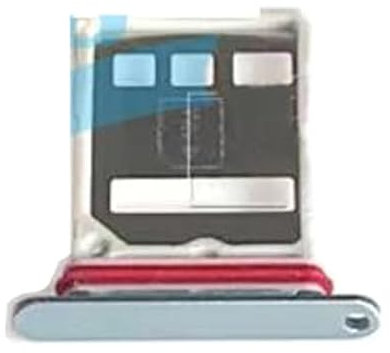 Parte di ricambio dell'adattatore per slot del supporto del vassoio della scheda SIM e SD per Huawei Mate 60 Pro - blu