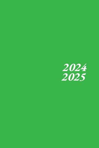 Kalender 2024 2025: Buchkalender a5 1 tag eine seite - Tag mit Zeiteinteilung | 365 Tage | Terminkalender | Office Planer | Kalenderbuch