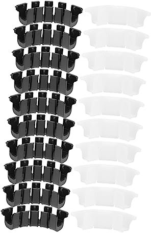 MERRYHAPY 1ensemble Clips De Grafting pour Plantes De Blancs Noirs Supports pour Tiges Et Vignes pour Tomates Et Légumes Facile à Utiliser Et