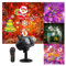 Christmas Halloween Projector Lights Outdoor 3D Ocea-n Wave & 16 Patterns Waterproof Projector For Indoor Halloween - Light Show(Ripple)