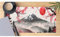 Japanese Landscape Mouse Mat Large Desk Mat 35.4x15.7 Inch, Vintage Mouse Pad Gaming Mousepad, Waterproof Keyboard Mat, Durable Desk Pad, Non-Slip Rubber Base Mouse Mats for Desk Office Gaming M504