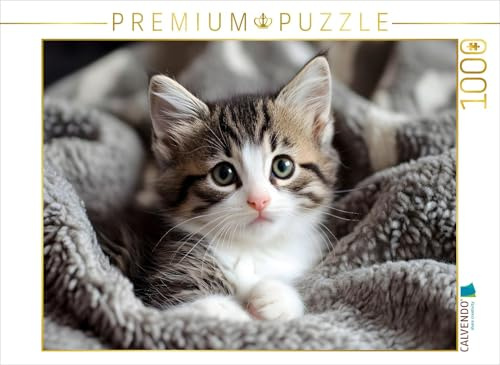 CALVENDO Puzzle Süsse kleine Babykatze | 1000 Teile Lege-Größe 64 x 48 cm Foto-Puzzle für glückliche Stunden