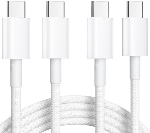 USB C auf USB C Kabel [ 2Stück 1.8M ] USB C Kabel 60W Schnellladekabel PD3.0 USB C Ladekabel Für iPhone 17/16/15/15Pro,Samsung S24/S23/S22,Google Pixel,Huawei,OnePlus,LG,Xiaomi,Sony usw