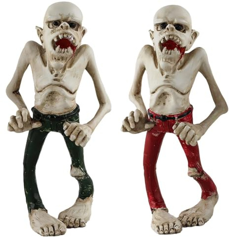 Xnuiasqe Horror Statue Mini Resin Statue Sculpture Indoor Home Office Desktop Decor Decoration
