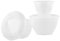 WINSOME Plastic Pudding Basin with Lid | (Pack of 3) Pudding Bowls Large | BPA-Free & Microwavable Pudding Steamer | Food Safe Pudding Bowls for Steaming | Clear Pudding Basins in 3 Different Sizes