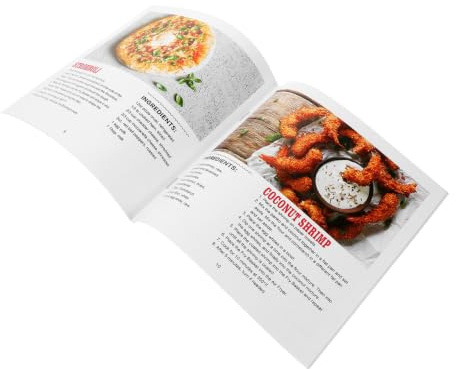 JOINPAYA Livre de Recettes pour Friteuse à Air Chaud Papier Pratique et Visuels Époustouflants Cuisine Facile et Rapide