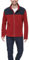 Tommy Hilfiger Lightweight Polar Fleece Jacket Giacca in Pile, Navy/Rosso, L Uomo