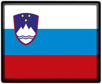Mousepad Mauspad Länderfahne - Slowenien - 82152 Gr. ca. 24 x 20cm
