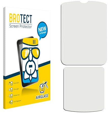 brotect Glass Screen Protector Film compatible with Motorola Razr V3i - Glass-Foil 9H Protection [Scratch Resistant, High Clarity]