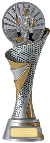 KDS FG Pokalset je 1x Größe S, M, L Trophäen Angler Angeln Fischen mit Emblem 70 mm schwer mit Gravur