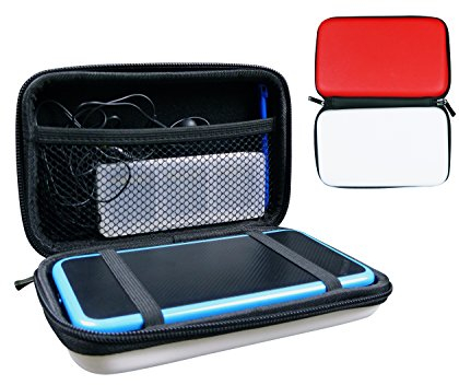Subsonic SA5492-1 Tasche für Nintendo New 2DS XL und New 3DS XL rot/Weiß