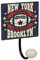 POIGNÉELINE Portemanteau Mur Vintage patère en Porcelaine Football Retro 100x155MM