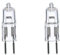 Bluex Bulbs Lot de 2 ampoules halogènes JC6.35 Bi-Pin JC6.35 35 W 12 V 35 W JC6.35