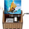 Micteney Moana Spieluhr Holz Gravierte Geschenk Spieluhr Handkurbel Moana Spieluhr Für Kinder, Dekoration Handwerk
