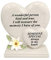 Adorno de tumba personalizable/placa conmemorativa con corazones dobles | Decoración de tumba regalo en el recuerdo amoroso de tus seres queridos fallecidos (alguien especial)