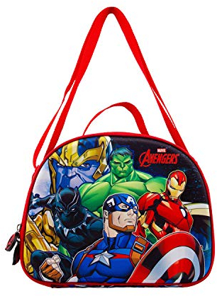 KARACTERMANIA Avengers vs Thanos-Borsa Porta Pranzo 3D, Multicolore