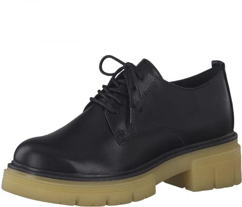 MARCO TOZZI señoras 2-2-23701-28 Zapatillas, Oxford Mujer, Comb Negro, 38 EU