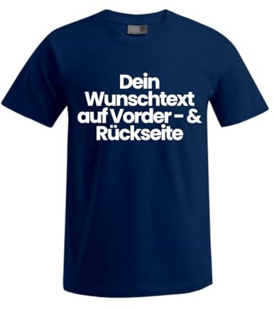 FLOCKex* personalisiertes T-Shirt | Wunschtext auf Front- und Rückseite | Individuelles Design für Junggesellenabschied, Vatertag, Geburtstag & mehr | DTF-Druck in Top-Qualität | Unisex Design