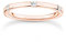 THOMAS SABO Bague pour femme avec pierres blanches en argent sterling 925 plaqué or rose 750 TR2396-416-14, 48, Argent sterling, Zircone cubique