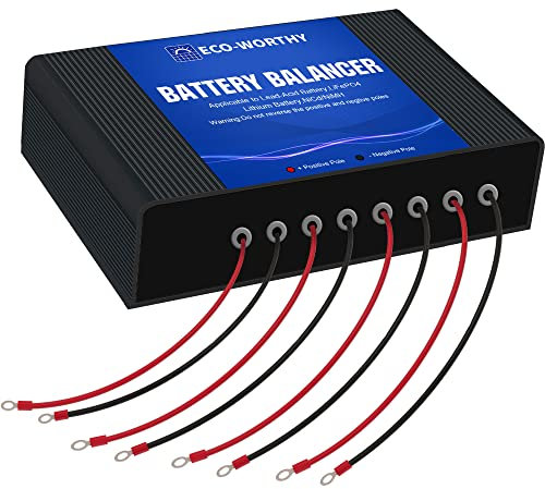 ECO-WORTHY Battery Equalizer 48V Battery Balancer for AGM/GEL/Lithium Battery Voltage and Capacity Prolong Battery Life in RV Motorhome Boat Golf Carts Solar Power