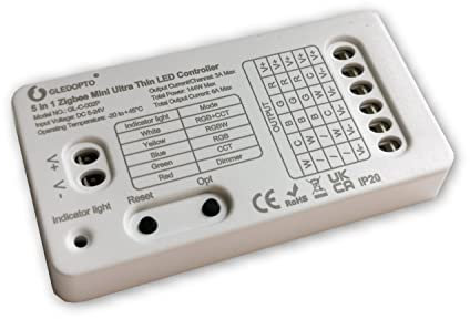 5 in 1 Zigbee + 2.4 G Mini Ultra Thin LED Controller