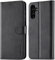 WAURZ Cover per Samsung Galaxy A34 5G, Custodia Cover Pelle Libro Portafoglio con Porta Carte Magnetica Supporto Protezione Flip Cuoio Antiurto Case Custodia Cover per Samsung Galaxy A34 5G,Nero