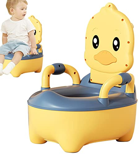 Povanjer Tragbares Töpfchen für Kinder,Reise süßes Enten-Töpfchen für drinnen und draußen | Kinderprodukte Bewegliche Toilette für Mädchen Jungen Kinder Kinder