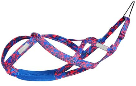 Colcolo Hunde-Laufgeschirr, Zuggeschirr, Geschwindigkeitstraining, Sport, Profi, Schlittengeschirr, Rosenrot M