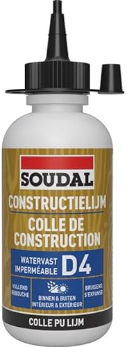 66A - Colle à bois PU résistant à l'eau D4 - Soudal - 75 g
