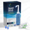 Kit de enjuague nasal, botella Neti Pot de 300 ml + 80 paquetes de solución salina, sistema de enjuague sinusal para adultos y niños, natural, sin medicamentos, lavado nasal equilibrado con pH para