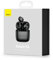Baseus Earphone Bluetooth Bowie E8 BT 5.0, ENC, TWS, Black EU (NGTW050201)