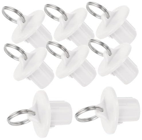 Veemoon 8pcs Roller Shade Bungee Cord Buckle Blind Cord End Cap Replacement Window Opening Restrictors Blackout Stopper Bungee End Caps Roller Shades Accessories