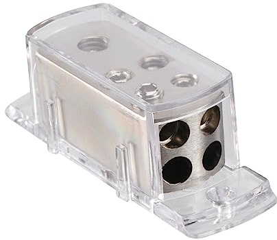 Angoily 2pcs Car Power Distribution Block Cable Splitter Amp Cable High Conductivity for Car Boat Rv