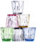 LOSYHU 6 Pack 300ml Plastic Tumblers 10.5oz Reusable Plastic Drinking Tumblers Unbreakable Drinking Glasses Colourful Drinking Water Cups for Picnic Party Camping, 6 Colours