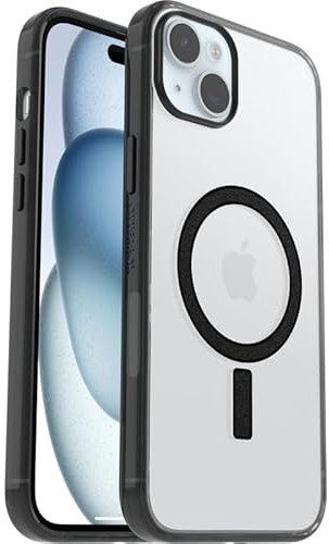 OtterBox Clear Case Series with MagSafe for iPhone 15 Plus, Shockproof, Drop Proof, Ultra-Slim, Protective Case, 3x Tested to Military Standard, Manta Ray