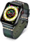 BINLUN Leather Strap Compatible with Apple Watch 38mm 40mm 41mm 42mm 44mm 45mm 46mm 49mm Handmade Retro Band Compatible with iWatch Series 10 9 8 7 6 5 4 3 2 1 SE SE2 Ultra Ultra2, 20mm, Green