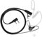2 Pin Cuffie Walkie Talkie di Sicurezza Auricolare, con Tubo Acustico Trasparente Cuffia Headset et Pulsante PTT Compatibile con Kenwood Radio Bidirezionale Baofeng UV5R 888S RT24 RT27 (150CM)