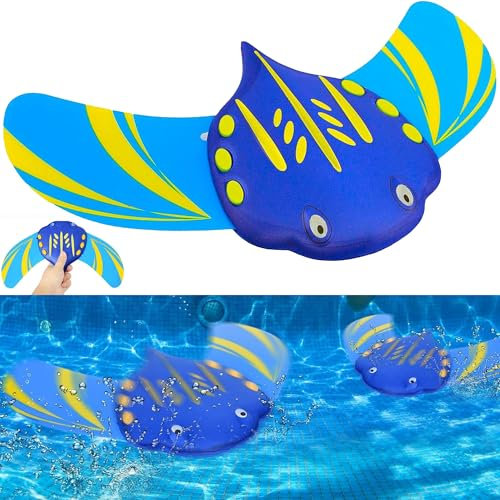 Giggleye Unterwasser Glider​​ ​​Tauchspielzeug für Kinder​​, ​​Teufel Fisch Schwimmbad Spielzeug, Pool Spielzeug, wasserspielzeug Jugendliche Kinder (Groß)