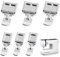 6 Pieds de Machine à Coudre, Pied à Fermeture éclair à Clipser, 3 Grands + 3 Petits, Compatible Singer, Brother, Janome, Euro-Pro, Installation Clip Rapide – pour Machines à Coudre Domestiques