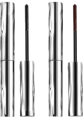 Iron Eye Mascara Facelove, Faccelove's Ironeye Mascara mit Metallbürste, Wimperntusche Wasserfest, Metal Mascara für ältere Frauen, Iron Wand Tubing Mascara, Metal Mascara, Schwarz und Brown