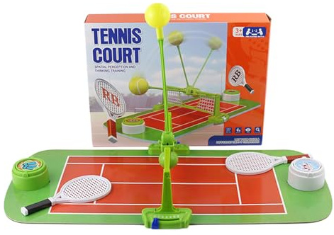 Familienspiel für Tennis Tisch – Mini-Spiel, Netztrenner, kompaktes Faltdesign, schnelle Montage | Indoor-Spielzeug für Erwachsene, Jugendliche, zwei Spieler, Büro, Wohnzimmer