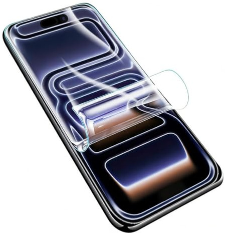 LXEEOLX Hydrogel Schutzfolie für iPhone 17 Pro, 2 Stück | HD Klar, Face ID Kompatibel, Kratzfestes Handy Hydrogel Folie für iPhone 17 Pro, Einfache Installation